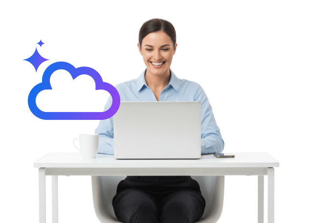 AI Contact Center Illustration