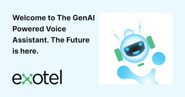 AI Voicebot | GenAI Powered Voice Assistant| Exotel